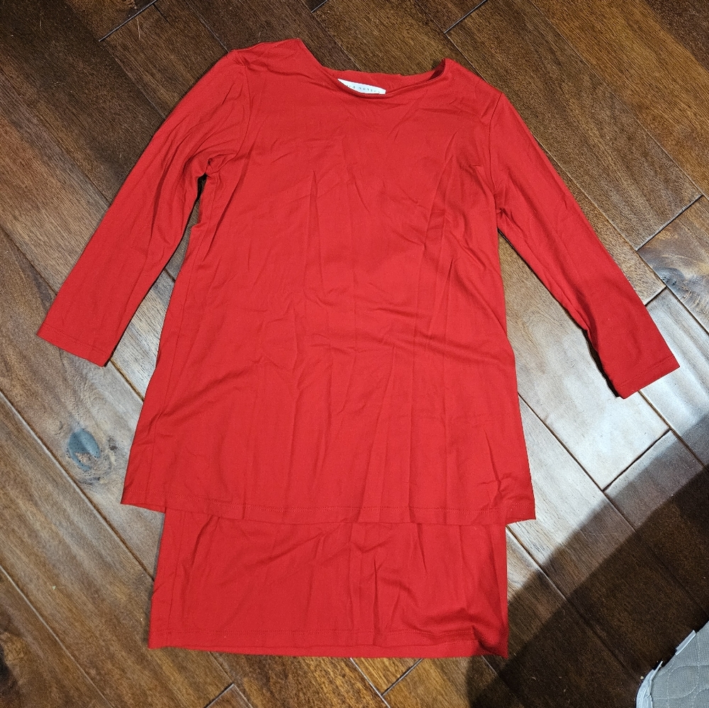 Susana Monaco red mini dreas